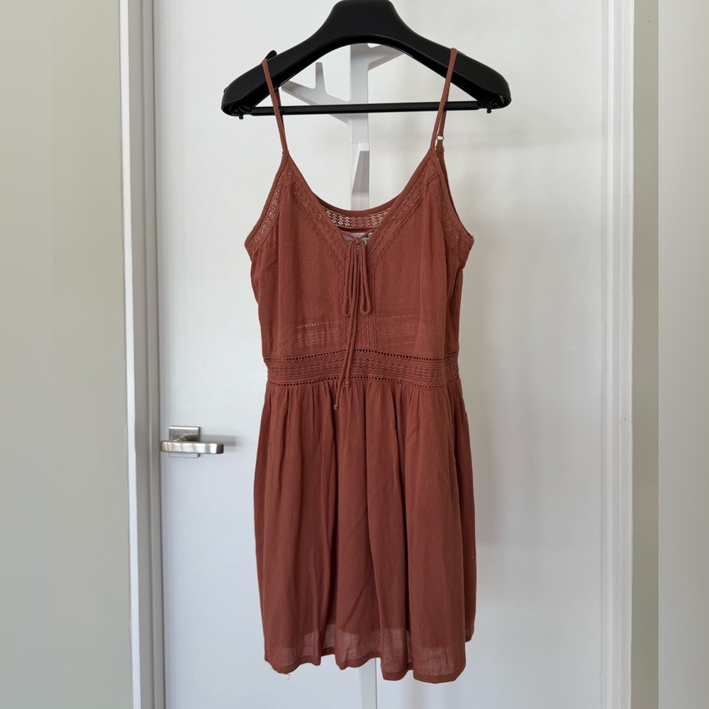 Amuse Society Terracotta Mini Dress